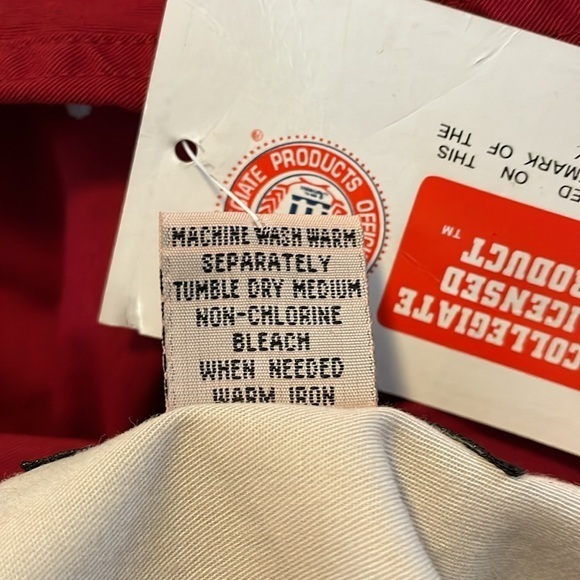 Oklahoma Sooners OU BT Player Crimson Long‎ Sleeve Button Up Men’s NWT Size XL - Picture 7 of 7